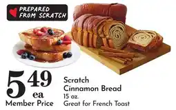 Pavilions Scratch Cinnamon Bread offer