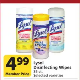 Pavilions Lysol Disinfecting Wipes offer
