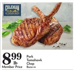 Pavilions Pork Tomahawk Chop offer