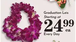 Pavilions Graduation Leis offer