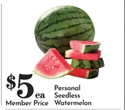 Pavilions Personal Seedless Watermelon offer