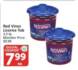 Pavilions Red Vines Licorice Tub offer