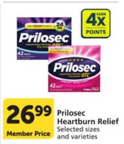 Pavilions Prilosec Heartburn Relief offer