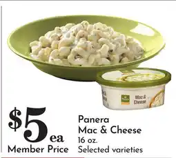 Pavilions Panera Mac & Cheese offer
