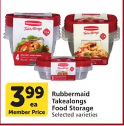 Pavilions Rubbermaid Takealongs Food Storage offer
