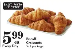 Pavilions Biscoff Croissants offer