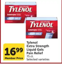 Pavilions Tylenol Extra Strength Liquid Gels Pain Relief offer