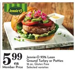Pavilions Jennie-O 93% Lean Ground Turkey or Patties offer