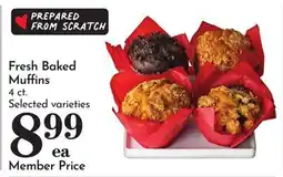 Pavilions Fresh Baked Muffins offer