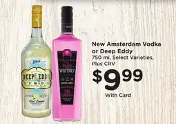 Ralphs New Amsterdam Vodka or Deep Eddy offer