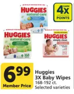 Pavilions Huggies 3X Baby Wipes offer