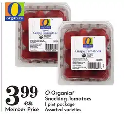 Pavilions O Organics Snacking Tomatoes offer