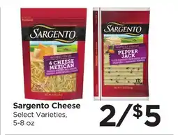 Food 4 Less Sargento Cheese offer