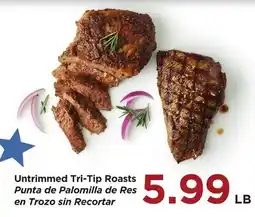 Food 4 Less Untrimmed Tri-Tip Roasts offer