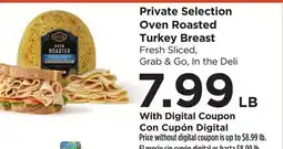 Food 4 Less Private Selection Oven Roasted Turkey Breast offer