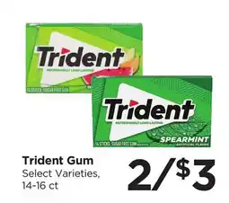 Food 4 Less Trident Gum offer
