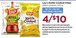 Food 4 Less Lay's Kettle Cooked Chips offer