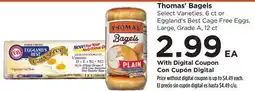 Food 4 Less Thomas' Bagels offer