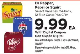 Food 4 Less Dr Pepper, Pepsi or Squirt offer