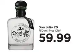 Food 4 Less Don Julio 70 offer