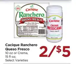 Food 4 Less Cacique Ranchero Queso Fresco offer