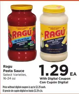 Food 4 Less Ragu Pasta Sauce offer