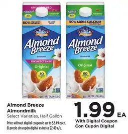 Food 4 Less Almond Breeze Almondmilk offer