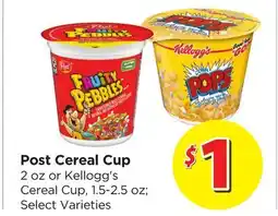 Food 4 Less Post Cereal Cup offer