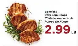 Food 4 Less Boneless Pork Loin Chops offer