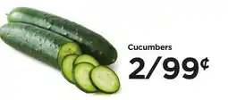 Food 4 Less Cucumbers offer