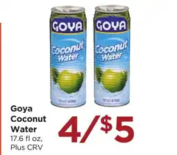 Food 4 Less Goya Coconut Water offer