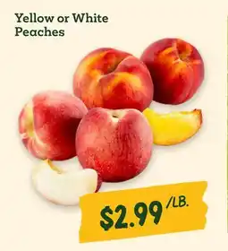 Sprouts Farmers Market Yellow or White Peaches offer