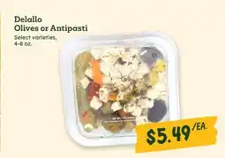 Sprouts Farmers Market Delallo Olives or Antipasti offer