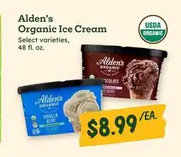 Sprouts Farmers Market Alden's Organic Ice Cream offer