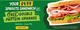 Sprouts Farmers Market SPROUTS SANDWICH offer