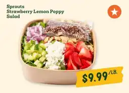 Sprouts Farmers Market Sprouts Strawberry Lemon Poppy Salad offer