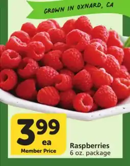 Vons Raspberries offer
