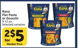 Vons Rana Flat Pasta or Gnocchi offer
