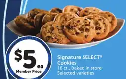 Vons Signature SELECT Cookies offer