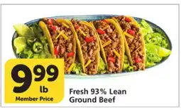 Vons Fresh 93% Lean Ground Beef offer