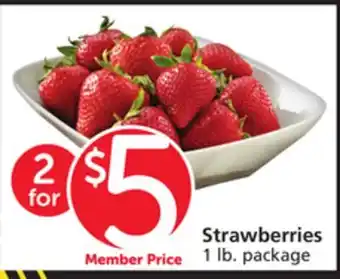Vons Strawberries offer