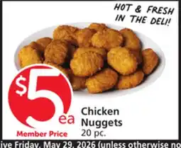 Vons Chicken Nuggets offer
