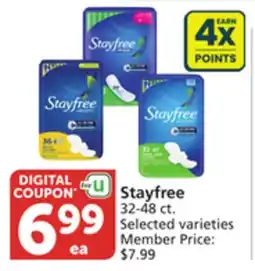 Vons Stayfree offer