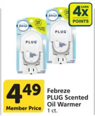 Vons Febreze PLUG Scented Oil Warmer offer