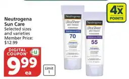 Vons Neutrogena Sun Care offer