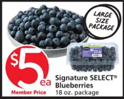 Vons Signature SELECT Blueberries offer
