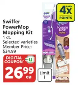 Vons Swiffer PowerMop Mopping Kit offer
