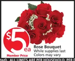 Vons Rose Bouquet offer