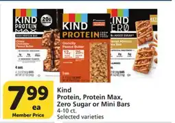 Vons Kind Protein, Protein Max, Zero Sugar or Mini Bars offer