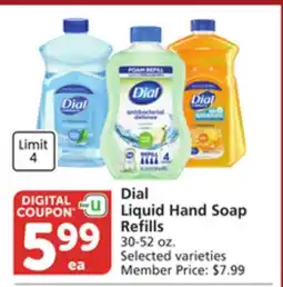 Vons Dial Liquid Hand Soap Refills offer